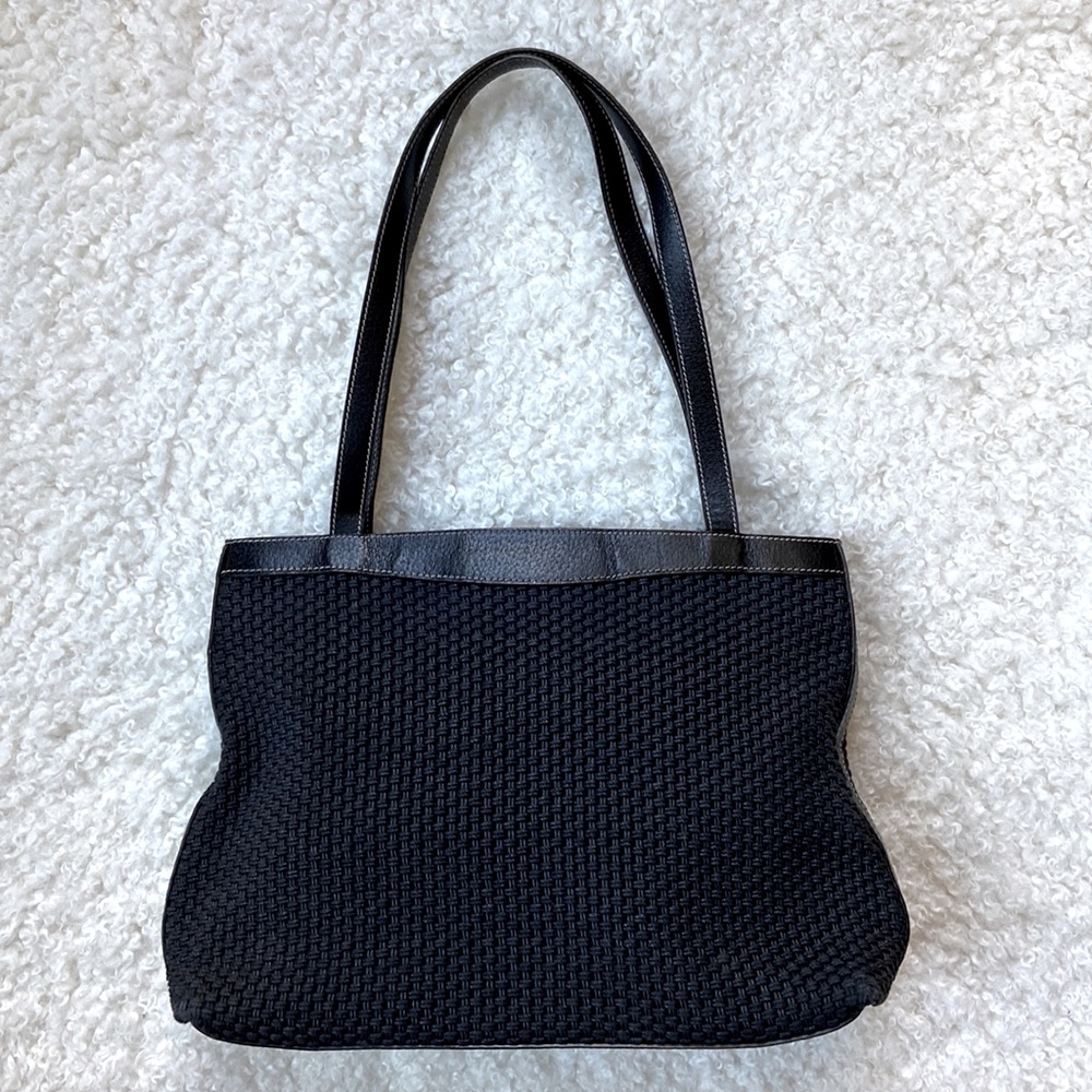 Suarez New York Black Corded Cable Satchel